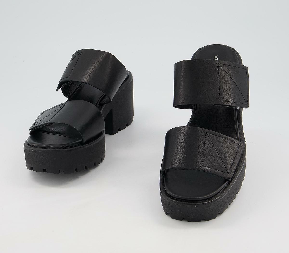 Womens Sandals | Vagabond Shoemakers Dioon Double Strap Mule Heels 